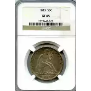 Half Dollars---Liberty Seated 1839-1891 -Silver- 0.5 Dollar (3)