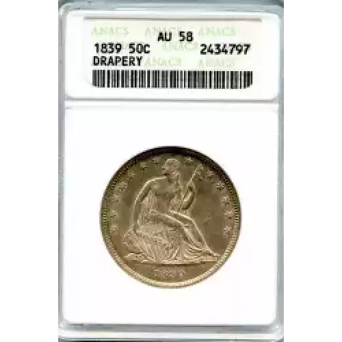 Half Dollars---Liberty Seated 1839-1891 -Silver- 0.5 Dollar (3)