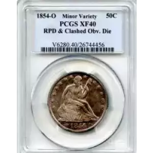 Half Dollars---Liberty Seated 1839-1891 -Silver- 0.5 Dollar (3)