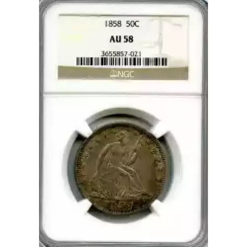 Half Dollars---Liberty Seated 1839-1891 -Silver- 0.5 Dollar (3)