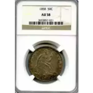 Half Dollars---Liberty Seated 1839-1891 -Silver- 0.5 Dollar (3)