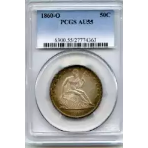 Half Dollars---Liberty Seated 1839-1891 -Silver- 0.5 Dollar (3)