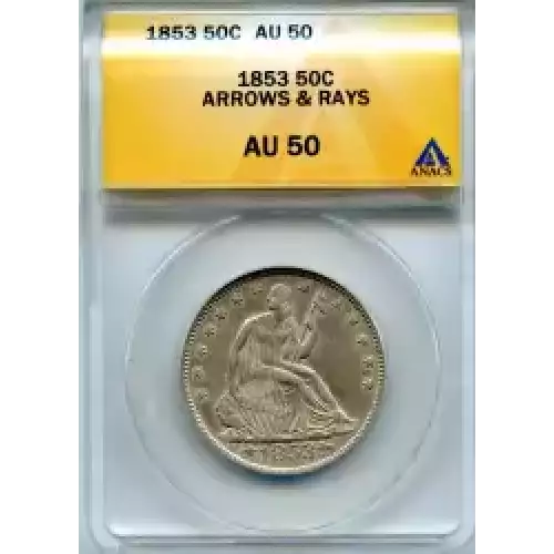 Half Dollars---Liberty Seated 1839-1891 -Silver- 0.5 Dollar (3)