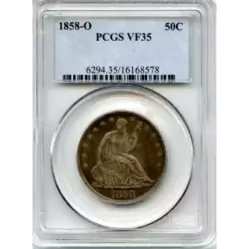 Half Dollars---Liberty Seated 1839-1891 -Silver- 0.5 Dollar (3)