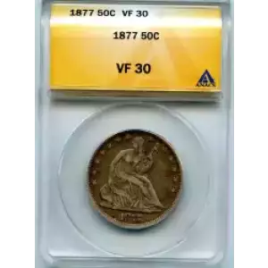 Half Dollars---Liberty Seated 1839-1891 -Silver- 0.5 Dollar (3)