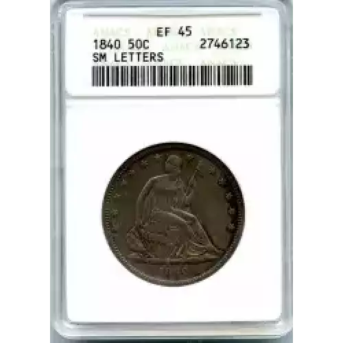 Half Dollars---Liberty Seated 1839-1891 -Silver- 0.5 Dollar (3)