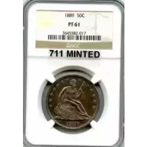 Half Dollars---Liberty Seated 1839-1891 -Silver- 0.5 Dollar (3)