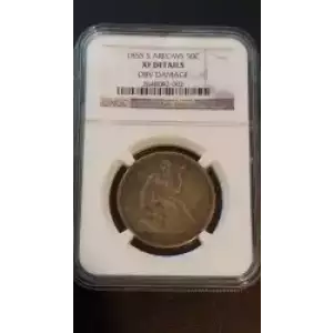 Half Dollars---Liberty Seated 1839-1891 -Silver- 0.5 Dollar (3)