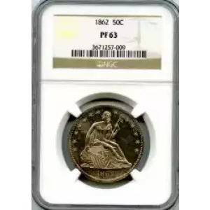 Half Dollars---Liberty Seated 1839-1891 -Silver- 0.5 Dollar (3)