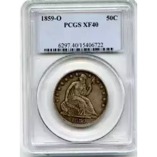 Half Dollars---Liberty Seated 1839-1891 -Silver- 0.5 Dollar (3)