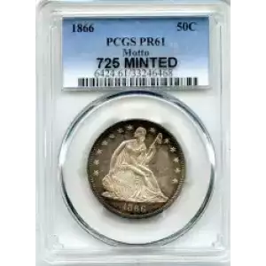 Half Dollars---Liberty Seated 1839-1891 -Silver- 0.5 Dollar (3)