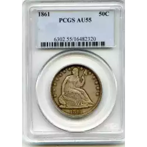 Half Dollars---Liberty Seated 1839-1891 -Silver- 0.5 Dollar (3)