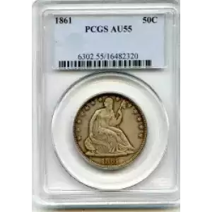 Half Dollars---Liberty Seated 1839-1891 -Silver- 0.5 Dollar (3)