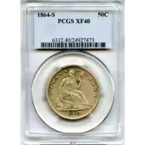 Half Dollars---Liberty Seated 1839-1891 -Silver- 0.5 Dollar (3)