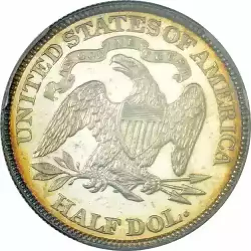 Half Dollars---Liberty Seated 1839-1891 -Silver- 0.5 Dollar (3)