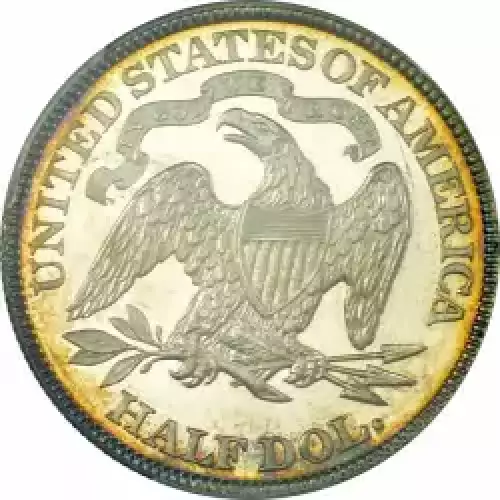 Half Dollars---Liberty Seated 1839-1891 -Silver- 0.5 Dollar (3)