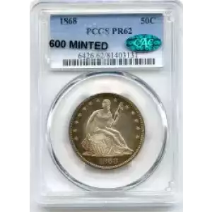 Half Dollars---Liberty Seated 1839-1891 -Silver- 0.5 Dollar (3)