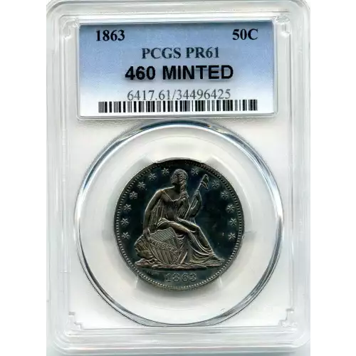 Half Dollars---Liberty Seated 1839-1891 -Silver- 0.5 Dollar (3)