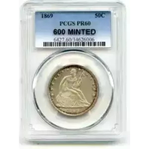 Half Dollars---Liberty Seated 1839-1891 -Silver- 0.5 Dollar (3)