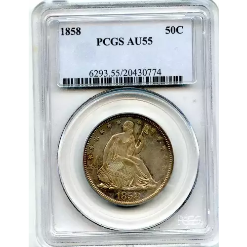 Half Dollars---Liberty Seated 1839-1891 -Silver- 0.5 Dollar (3)