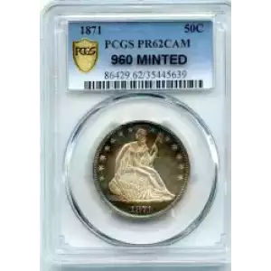 Half Dollars---Liberty Seated 1839-1891 -Silver- 0.5 Dollar (3)