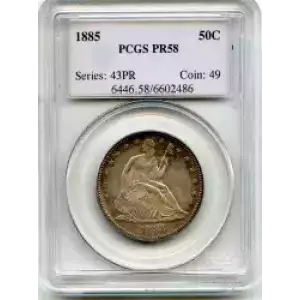 Half Dollars---Liberty Seated 1839-1891 -Silver- 0.5 Dollar (3)