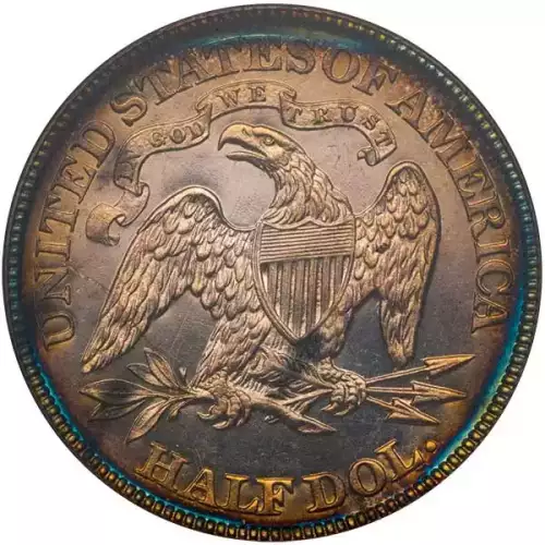 Half Dollars---Liberty Seated 1839-1891 -Silver- 0.5 Dollar (3)