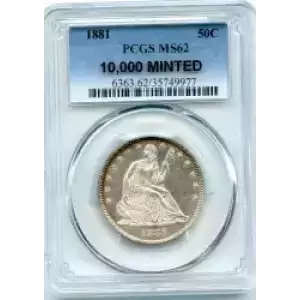 Half Dollars---Liberty Seated 1839-1891 -Silver- 0.5 Dollar (3)