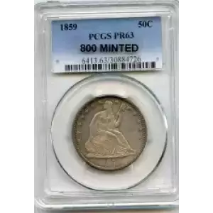 Half Dollars---Liberty Seated 1839-1891 -Silver- 0.5 Dollar (3)