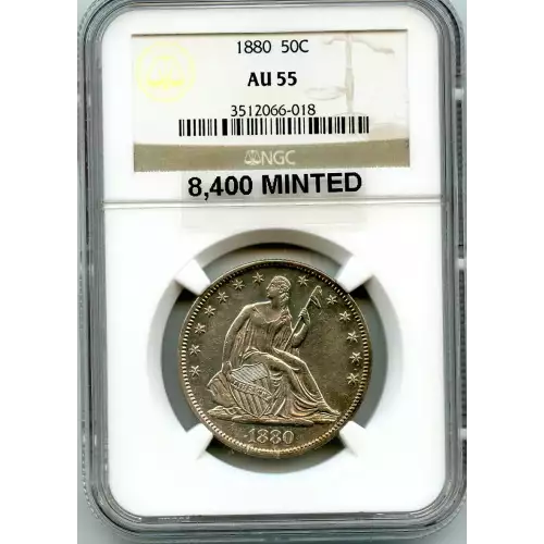 Half Dollars---Liberty Seated 1839-1891 -Silver- 0.5 Dollar (3)