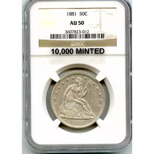 Half Dollars---Liberty Seated 1839-1891 -Silver- 0.5 Dollar (3)