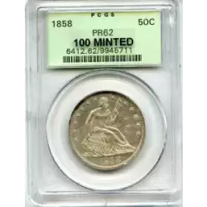 Half Dollars---Liberty Seated 1839-1891 -Silver- 0.5 Dollar (3)