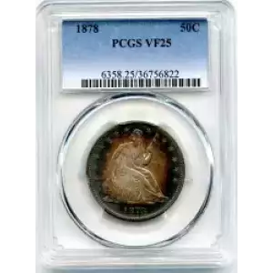 Half Dollars---Liberty Seated 1839-1891 -Silver- 0.5 Dollar (3)