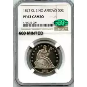 Half Dollars---Liberty Seated 1839-1891 -Silver- 0.5 Dollar (3)