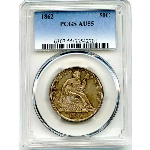 Half Dollars---Liberty Seated 1839-1891 -Silver- 0.5 Dollar (3)