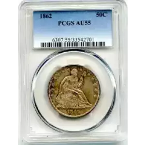 Half Dollars---Liberty Seated 1839-1891 -Silver- 0.5 Dollar (3)