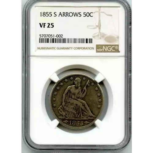 Half Dollars---Liberty Seated 1839-1891 -Silver- 0.5 Dollar (3)