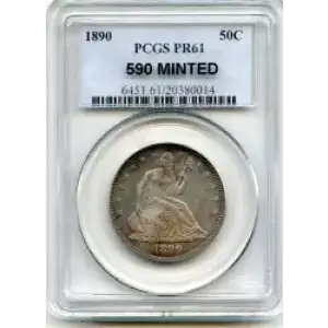 Half Dollars---Liberty Seated 1839-1891 -Silver- 0.5 Dollar (3)