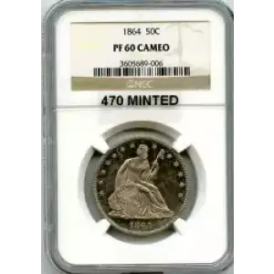 Half Dollars---Liberty Seated 1839-1891 -Silver- 0.5 Dollar (3)