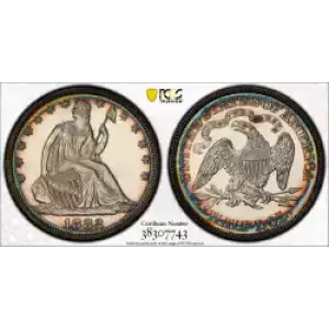 Half Dollars---Liberty Seated 1839-1891 -Silver- 0.5 Dollar (3)