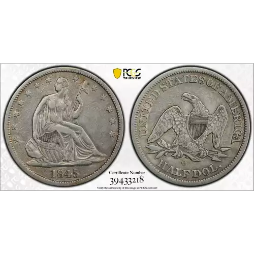 Half Dollars---Liberty Seated 1839-1891 -Silver- 0.5 Dollar (3)