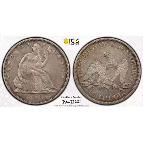 Half Dollars---Liberty Seated 1839-1891 -Silver- 0.5 Dollar (3)