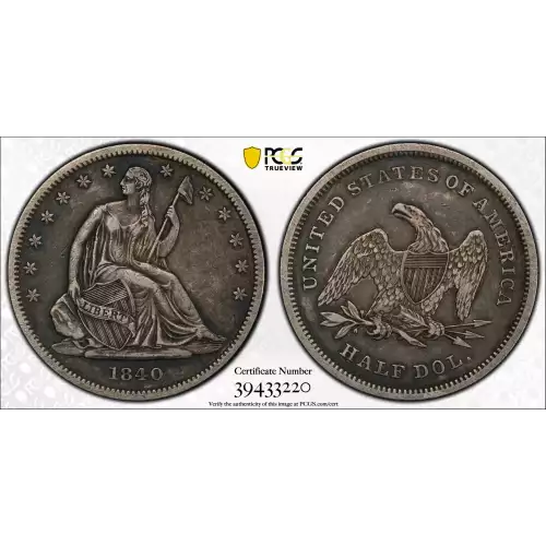 Half Dollars---Liberty Seated 1839-1891 -Silver- 0.5 Dollar (3)