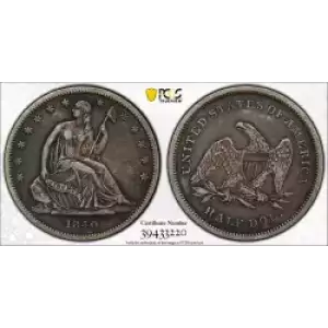 Half Dollars---Liberty Seated 1839-1891 -Silver- 0.5 Dollar (3)