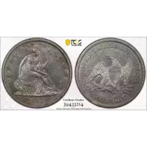 Half Dollars---Liberty Seated 1839-1891 -Silver- 0.5 Dollar (3)