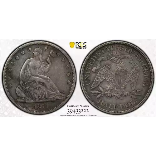 Half Dollars---Liberty Seated 1839-1891 -Silver- 0.5 Dollar (3)