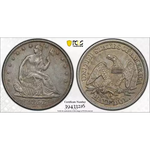 Half Dollars---Liberty Seated 1839-1891 -Silver- 0.5 Dollar (3)