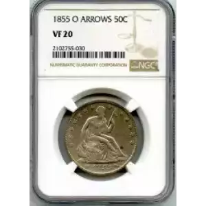 Half Dollars---Liberty Seated 1839-1891 -Silver- 0.5 Dollar (3)