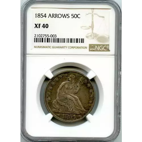 Half Dollars---Liberty Seated 1839-1891 -Silver- 0.5 Dollar (3)