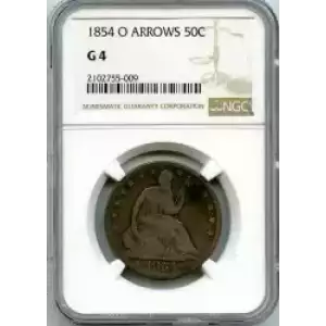 Half Dollars---Liberty Seated 1839-1891 -Silver- 0.5 Dollar (3)